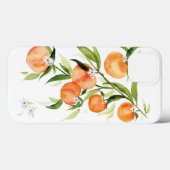 Peach apricot coque iphone de fruits d'été (Verso (horizontal))