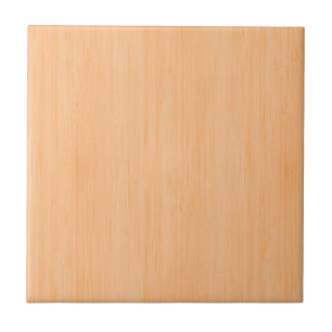 Peach Bamboo wood Grain look Tegeltje