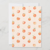 Peach Birthday Invitation | Zoet Peach Kaart (Achterkant)