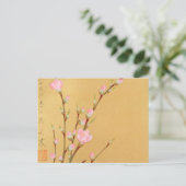 Peach Blossom Briefkaart (Staand voorkant)