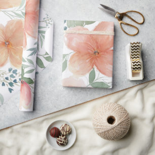 Peach Blossom Cadeaupapier
