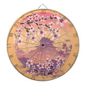 Peach Blossom Dartbord (Voorkant)