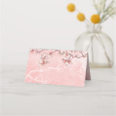 Peach Blossom Double Happiness Chinese bruiloft (Achterkant)