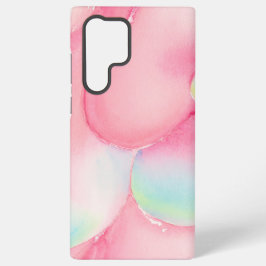 Peach Blossom - Ethereal Watercolor Art Phone Case Samsung Galaxy Hoesje