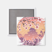 Peach Blossom Magneet (Voorkant / Achterkant)