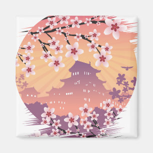 Peach Blossom Magneet