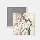 Peach blossom magneet (Voorkant / Achterkant)