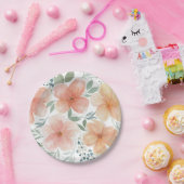 Peach Blossom Papieren Bordje (Feest)