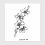 Peach Blossom Sticker (Vel)