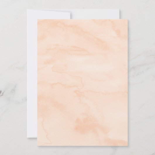 Peach Blossom Twee zoete perzik Verjaardag Kaart (Achterkant)