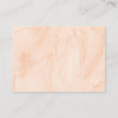 Peach Blossom Verjaardag Raad hoeveel spel Informatiekaartje (Achterkant)
