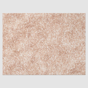 Peach Blush Gold Glitter    Tissuepapier