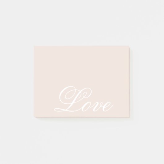 Peach Blush Love Altijd Trouwen Post-it® Notes (Voorkant)