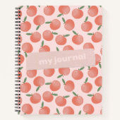 Peach Blush Pink gepersonaliseerd Journal Notitieb Notitieboek (Voorkant)