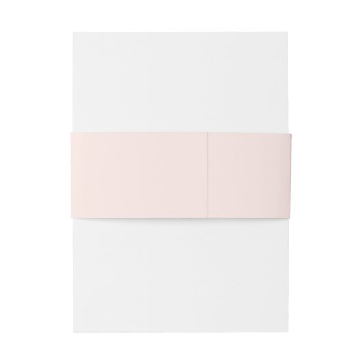 Peach Blush Script Wedding Uitnodigingen Wikkel (Achterkant Voorbeeld)