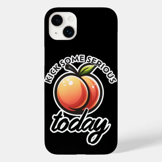 Peach Booty Kick Sommige Serieuze Maar Vandaag Gem Case-Mate iPhone Case (Achterkant)