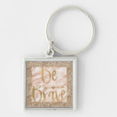 peach Brown-luipaard Sleutelhanger (Voorkant)