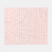 Peach cobbles fleece deken (Voorkant (Horizontaal))