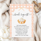 Peach Coquette Pumpkin Pie Book Request Informatiekaartje