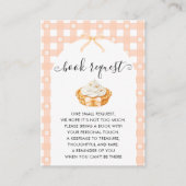 Peach Coquette Pumpkin Pie Book Request Informatiekaartje (Voorkant)