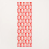 Peach Coral Metallic Abstract Elegant Chic  Yogamat (Voorkant)