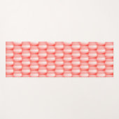 Peach Coral Metallic Abstract Elegant Chic  Yogamat (Voorkant (horizontaal))