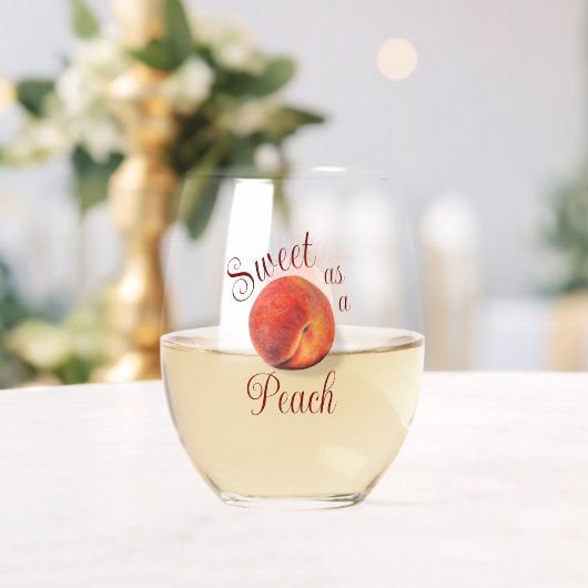 Peach Drinkware Set Wijnglas Zonder Voet (Insitu (Huwelijk))