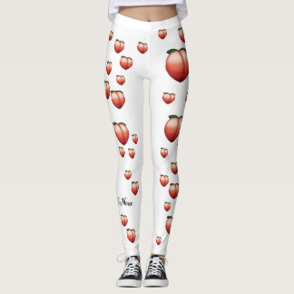 Peach Emoji Leggings