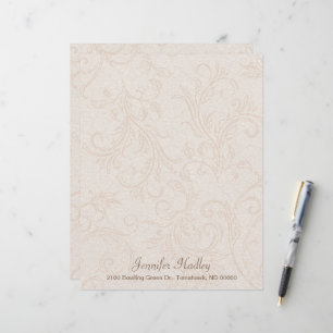 Peach en Blush Flourish Custom