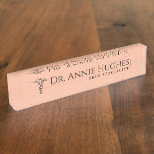 Peach en Cream Doctor Skin Specialist Naambordje