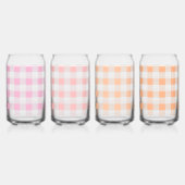 Peach En vichy Motif rose (Droite)