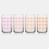 Peach En vichy Motif rose (Gauche)