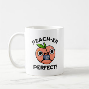 Peach-er perfecte grappige perzik woordspeling koffiemok