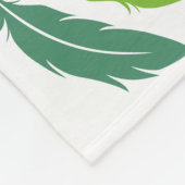 Peach facevogels fleece deken (Hoek)