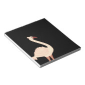Peach Flamingo Notitieblok (Schuin)