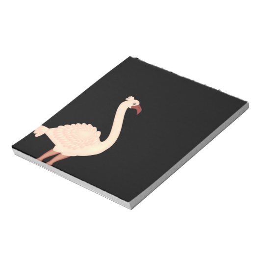Peach Flamingo Notitieblok (Gedraaid)