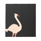 Peach Flamingo Notitieblok (Voorkant)