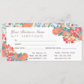 Peach Floral Salon (Voorkant / Achterkant)