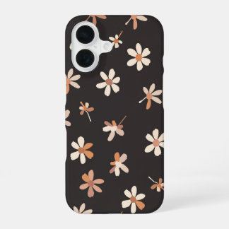 Peach Flowers iPhone 16 Hoesje