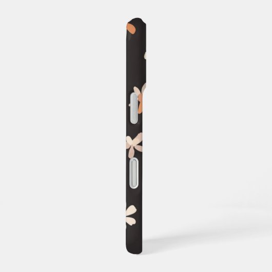 Peach Flowers iPhone 16 Hoesje (Rechterkant)