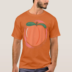 Peach Fruit Lover Vegan Vegetarian Healthy T-Shirt