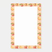 Peach Fruit Patroon Post-it® Notes (Voorkant)