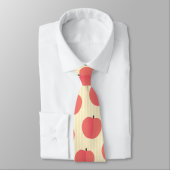 Peach Fruit Patroon Stropdas (Gebonden)