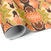 Peach Fuzz Boho Shabby Chique Geometrische Abstrac Cadeaupapier (Rol Hoek)