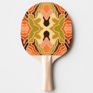 Peach Fuzz Boho Shabby Chique Geometrische Abstrac Tafeltennisbatje