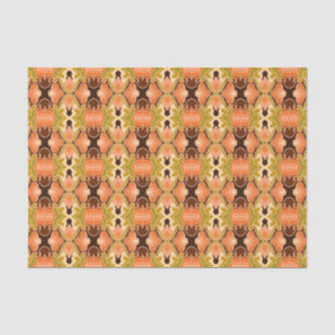 Peach Fuzz Boho Shabby Chique Geometrische Abstrac Tissuepapier