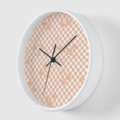 Peach Fuzz Cherry Gingham Pattern (Hoek)