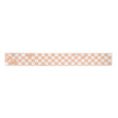 Peach Fuzz Cherry Gingham Pattern Lint (Voorkant)
