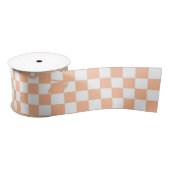 Peach Fuzz Cherry Gingham Pattern Lint (Spoel)