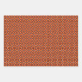 Peach Fuzz geometrische patroon set 2 Inpakpapier Vel (Voorkant 3)